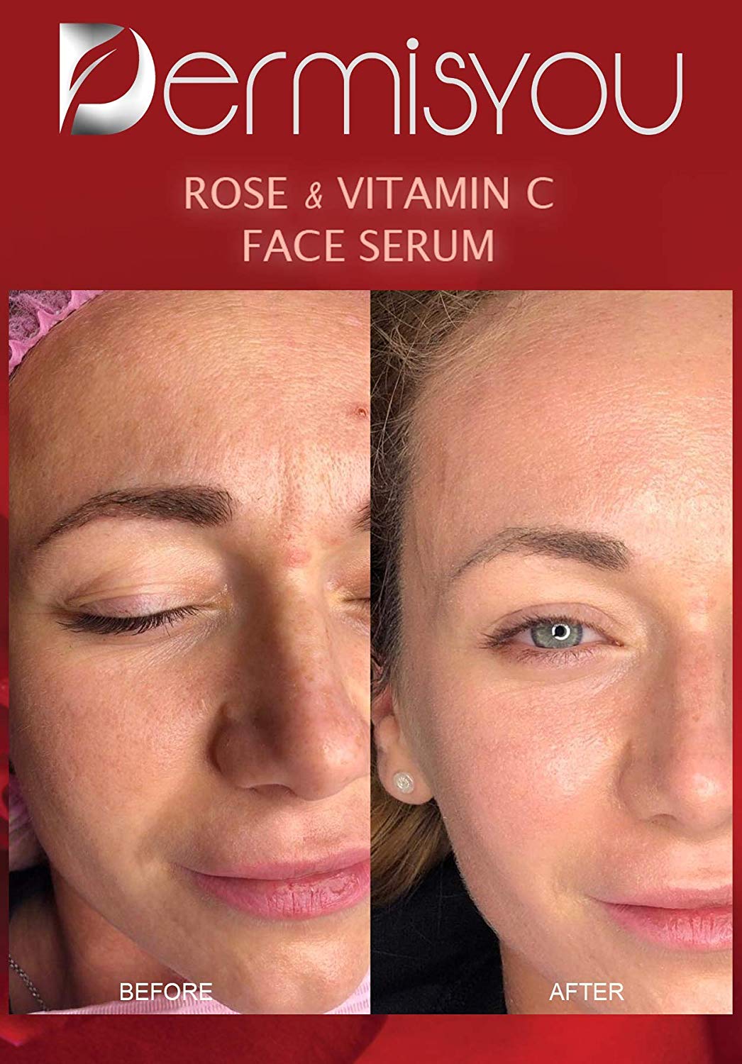 Anti-Wrinkle Facial Serum with Rose Water & Vitamin C