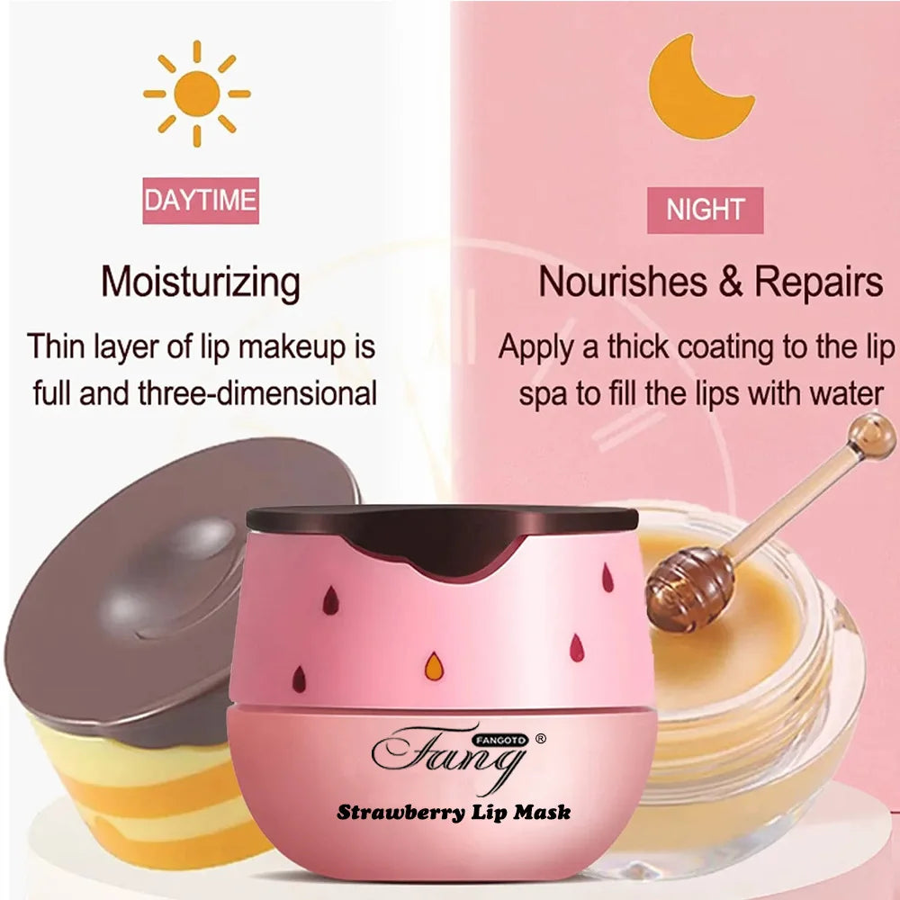 5.5g Lip Sleep Mask Night Sleep Maintenance Moisturizing Lip Gloss