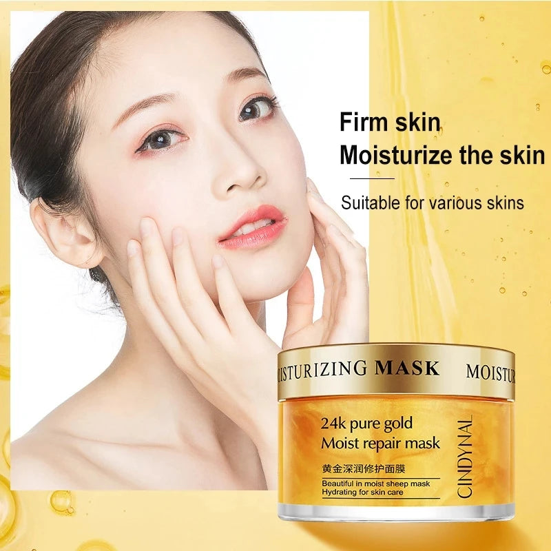 120g 24K Golden Face Cream Collagen Moisturizer Moisturizing Cream