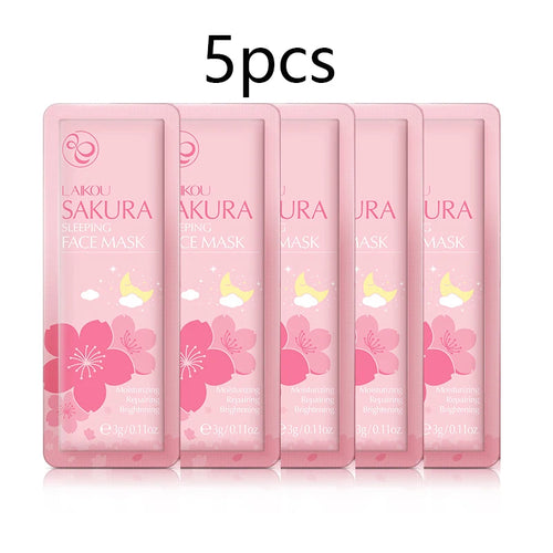 LAIKOU Sakura Seaweed Face Mask Skincare Centella Snail Collagen