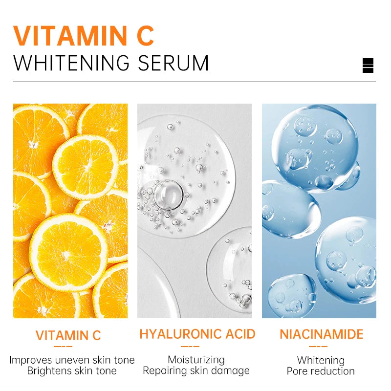 Vitamin C Serum for Face Whitening Dark Spot Remover Hyaluronic Acid