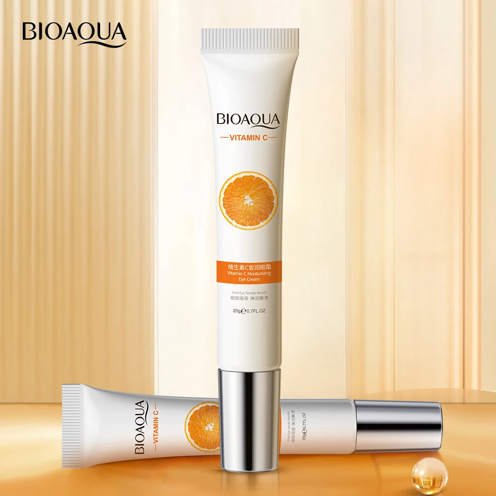 BIOAQUA Vitamin C Eye Cream Under Eye Dark Circle Remover Moisturizes