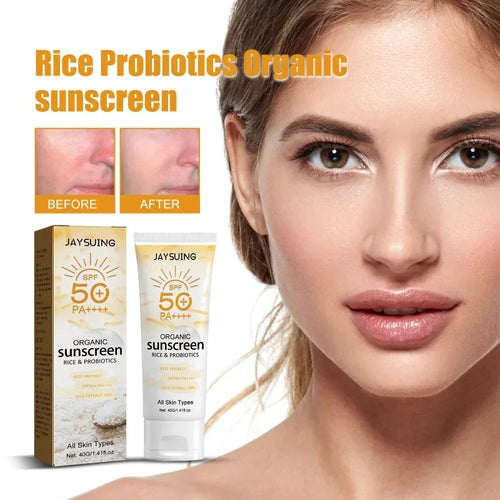 Summer organic sunscreen face body Sunblock outdoor isolation UV