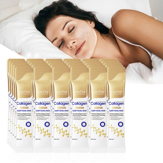 30pcs SADOER Collagen Sleeping Facial Masks Face skincare Moisturizing