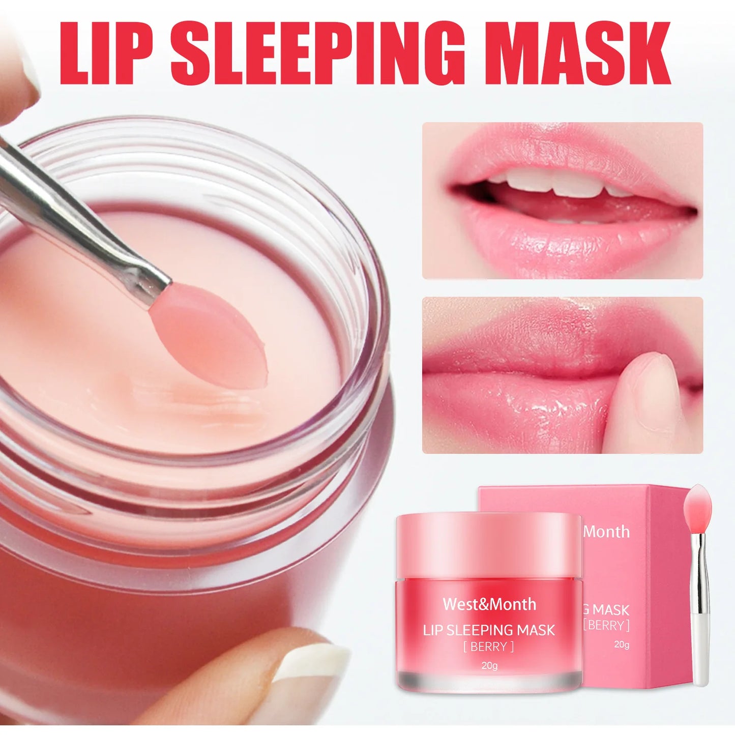 Berry Lip Sleeping Mask Night Sleep Maintenance Moisturizing Fade Lip