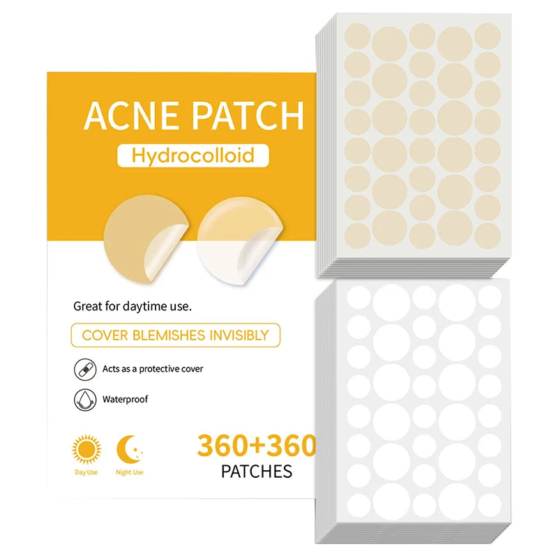 720pcs/set Face Skin Care Acne Pimple Patch 2 Sizes Invisible