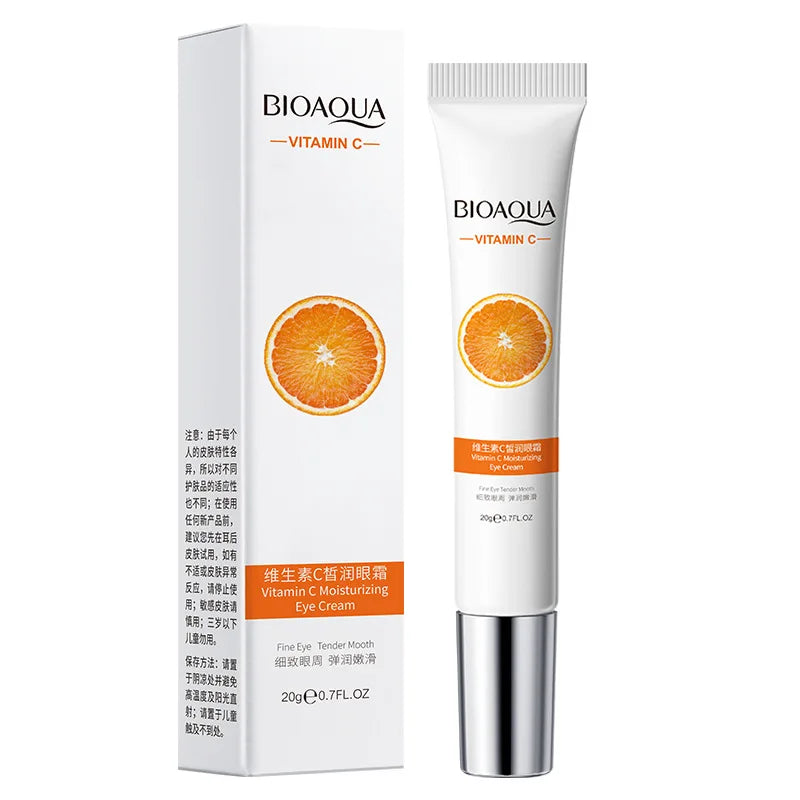 BIOAQUA Vitamin C Eye Cream Under Eye Dark Circle Remover Moisturizes