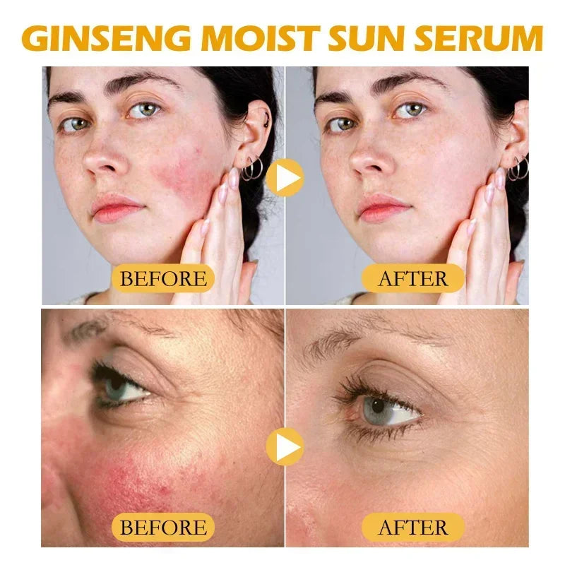 Ginseng Moisturizing Essence Sunscreen UV Protection SPF 50 sun cream