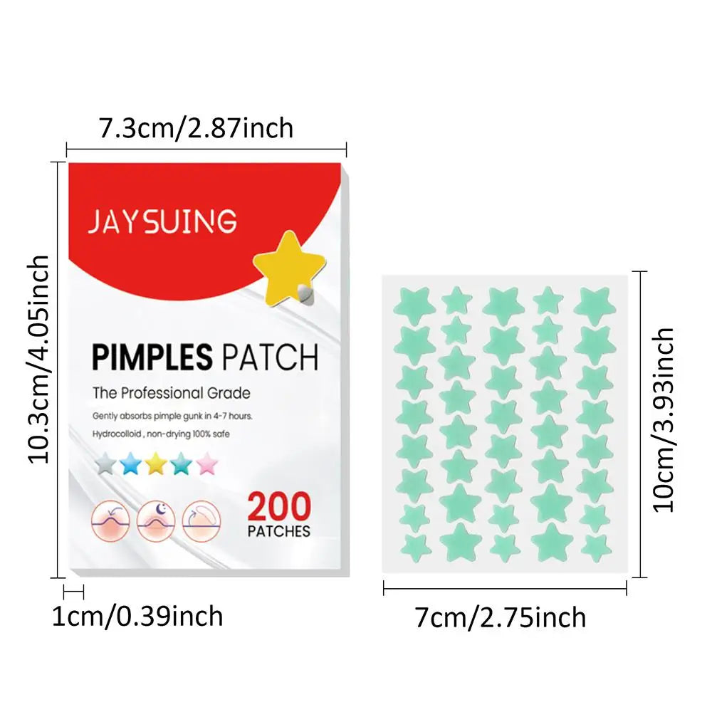 200pcs/set Invisible Acne Pimple Patch Professional Face Skin Care