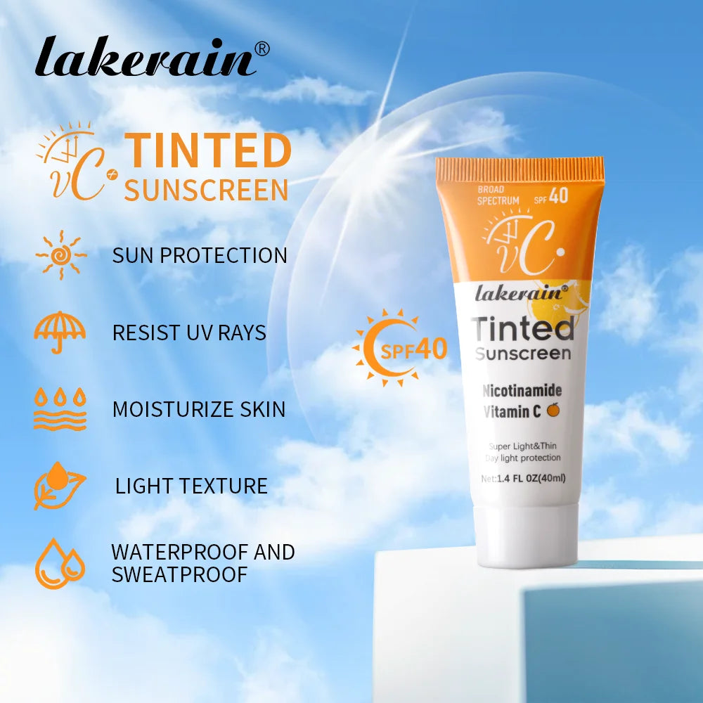 SPF50 Tinted Moisturizing VC Sunscreen Skin Protection Refreshing