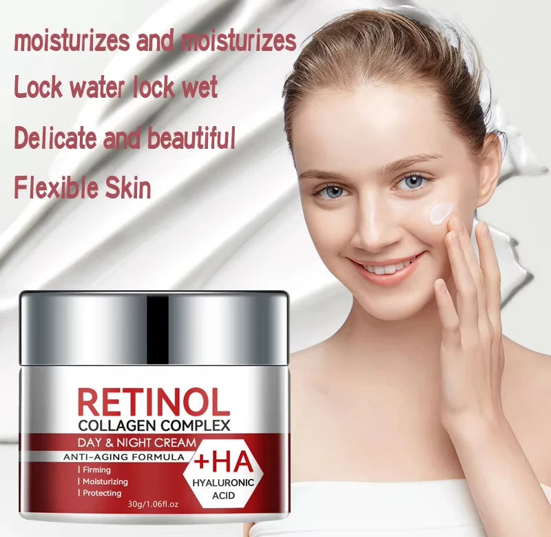 Retinol Collagen Facial Care Moisturizing Cream deeply nourishes