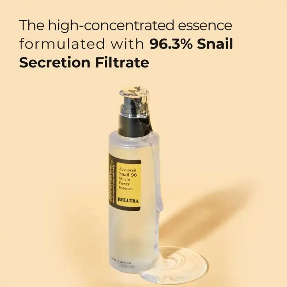 Snail mucin 96% Korean Skin Care Facial Essence Fading Fine Lines