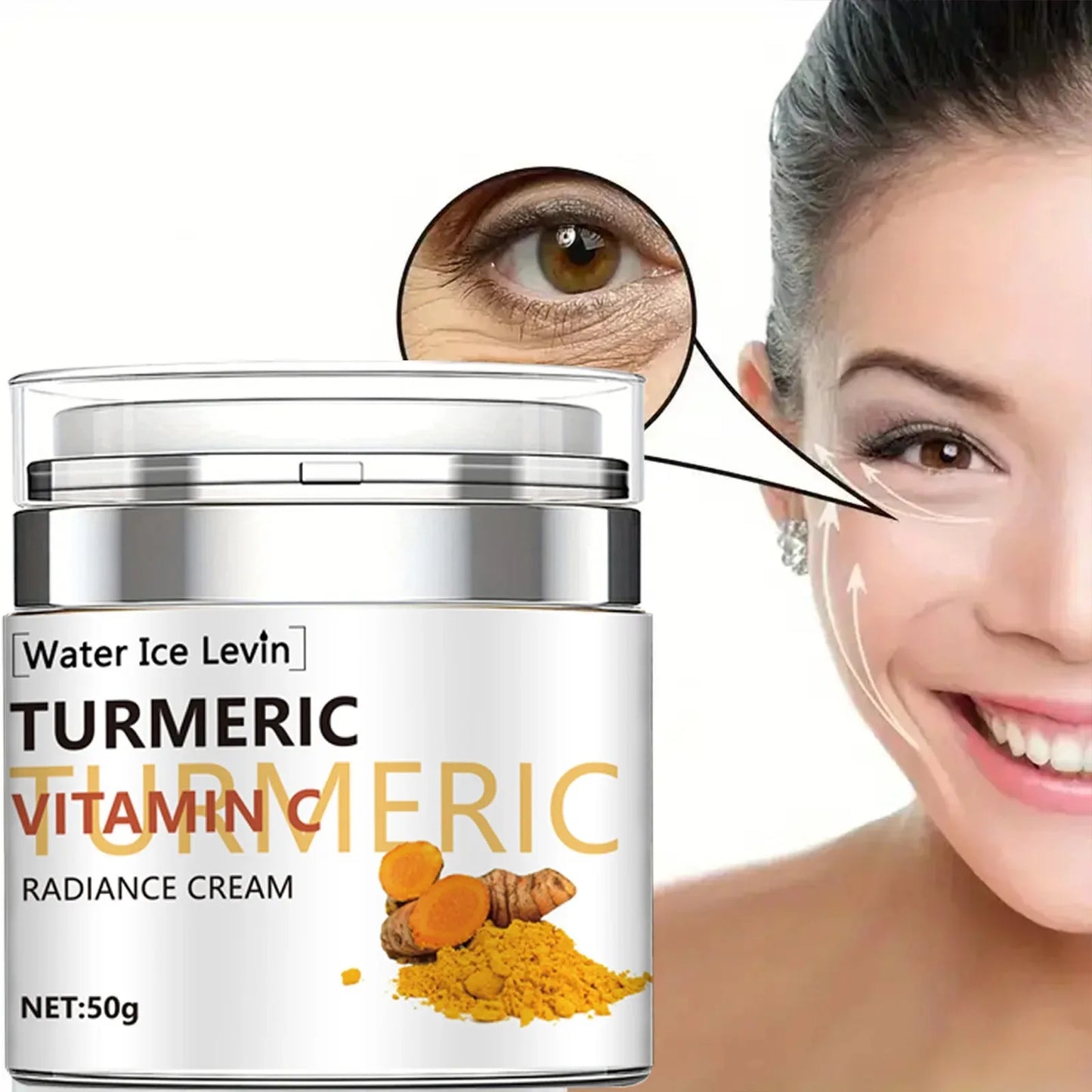 Retinol Natural Turmeric Vitamin C Face Cream Moisturizing Firming