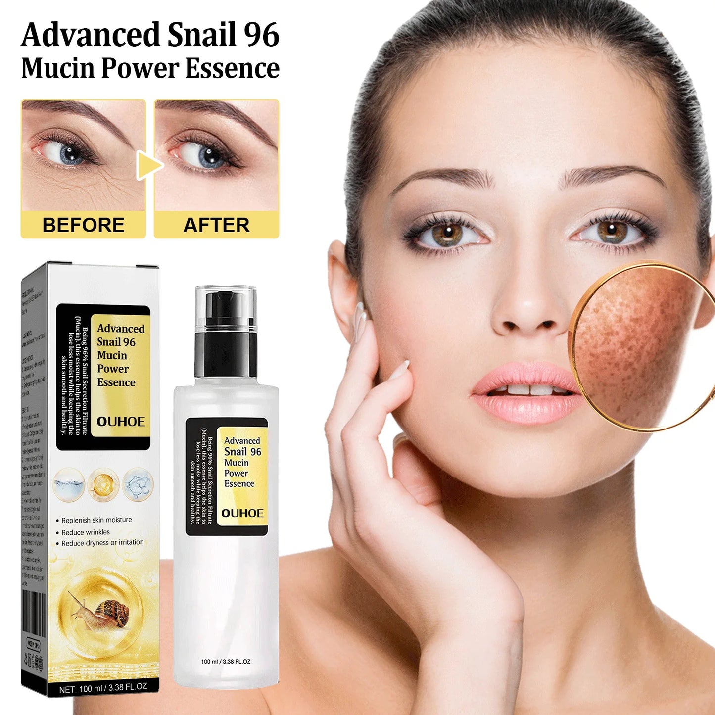 Snail Anti Aging Serum Advanced Moisturizing Skin Care Sagging Firming