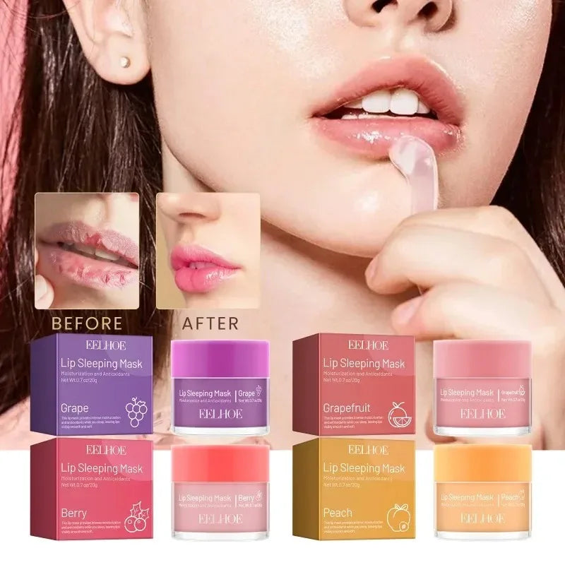 Moisturizing Sleeping Lip Mask Night Lips Care Multiple Colors Cute