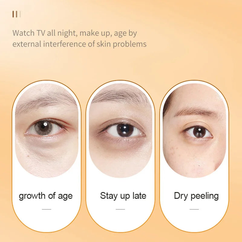 SADOER Vitamin C Eye Cream Firming Moisturizing Brightening Anti Dark