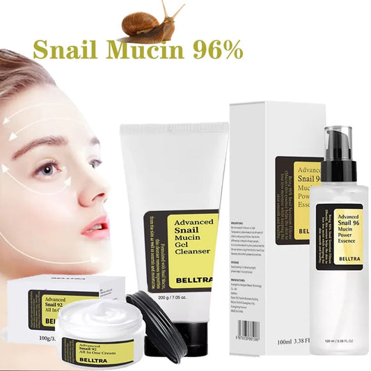 Snail mucin 96% Korean Skin Care Facial Essence Fading Fine Lines