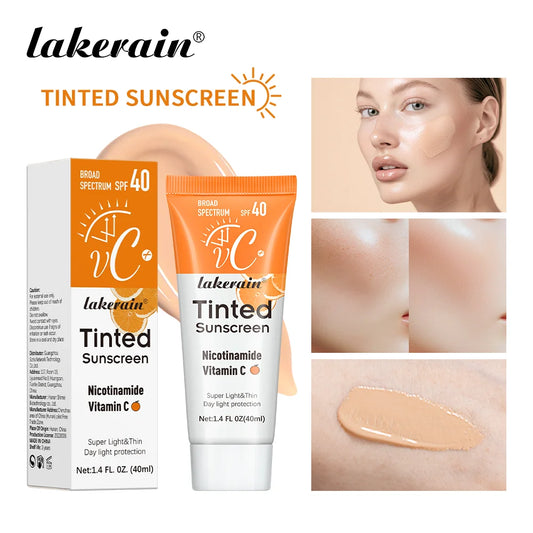 SPF50 Tinted Moisturizing VC Sunscreen Skin Protection Refreshing